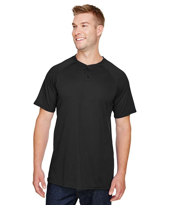 AG1565 - Augusta Sportswear Adult Attain 2-Button Baseball Jersey