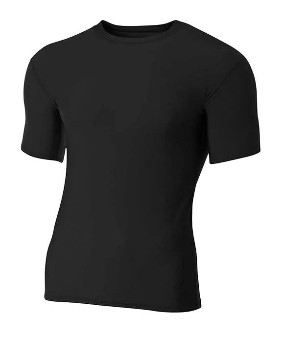 N3130 - A4 Adult Polyester Spandex Short Sleeve Compression T-Shirt