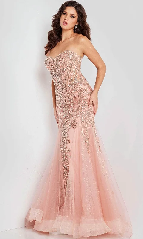 Jovani 37412 - Corset Trumpet Evening Dress